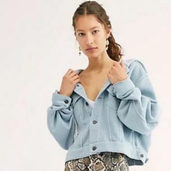 Free People Dreamers hooded Jacket - Picture 4 of 9